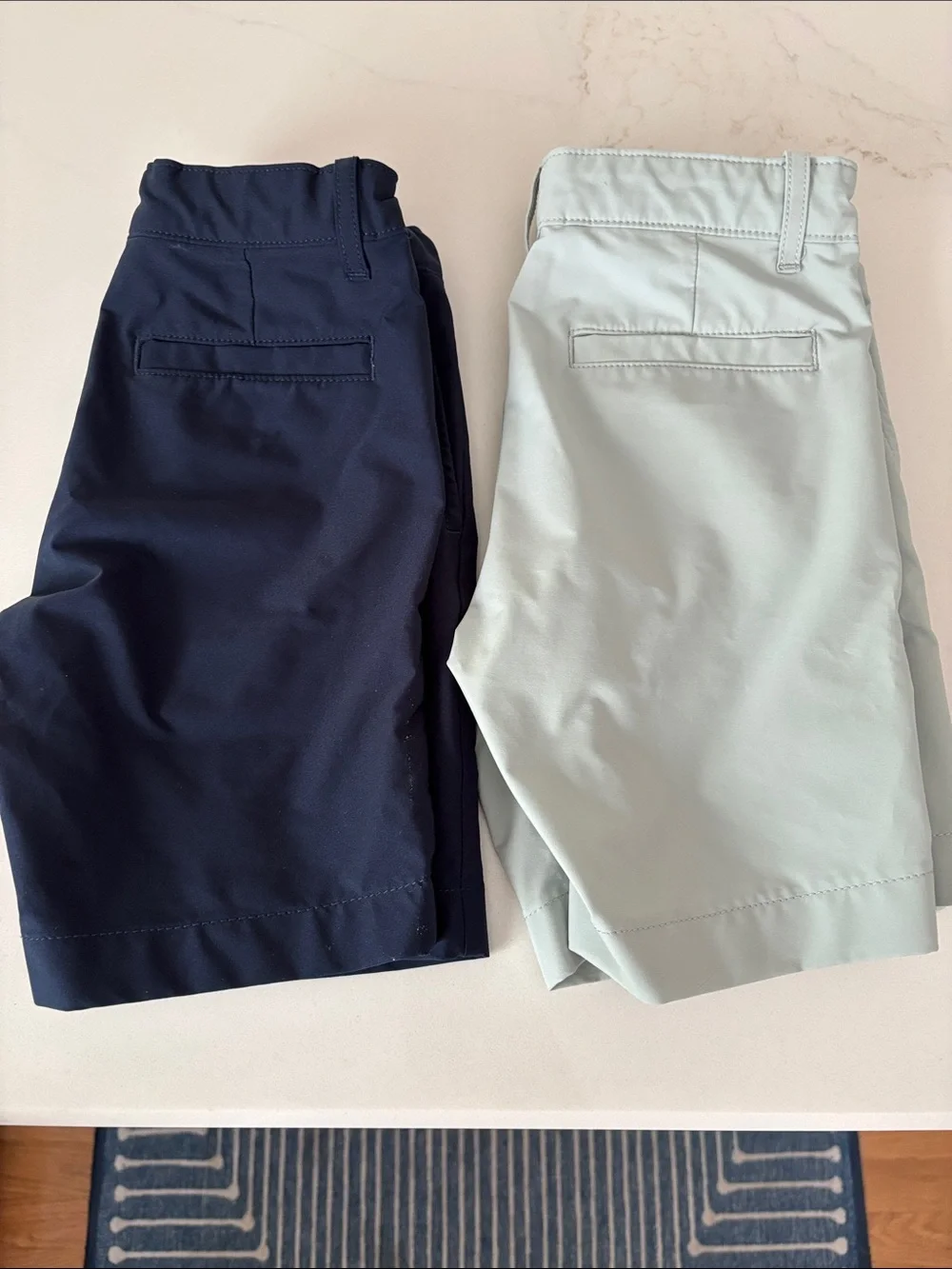 Crewcuts Boys Performance Shorts - Navy and Light Sage